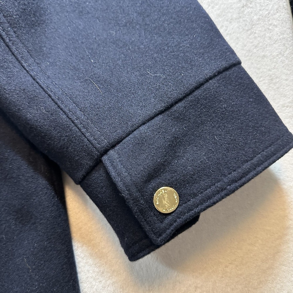 Michael Kors Women's Wool Blend Navy Jacket 2XL Plus Size Coat Classic - Picture 7 of 16